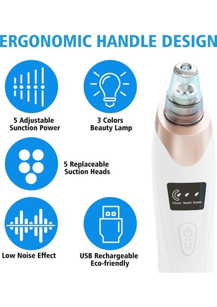 Siyah Nokta Temizleyici Vakum Gözenek Temizleyici Emme Temizleme Yüz Bakımı Siyah Kafa Temizleyici Akne Çıkarıcı Elmas Mikrodermabrazyontip 2 (Tip 2) (Yurt Dışından) fiyatları