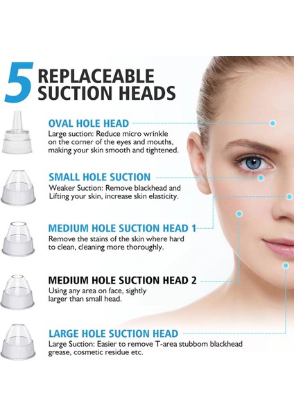 Siyah Nokta Temizleyici Vakum Gözenek Temizleyici Emme Temizleme Yüz Bakımı Siyah Kafa Temizleyici Akne Çıkarıcı Elmas Mikrodermabrazyontip 2 (Tip 2) (Yurt Dışından) modelleri