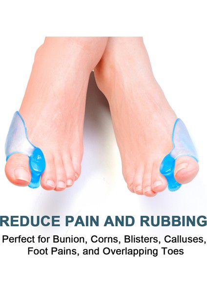 Yeni 2 Adet Ayak Başparmağı Ayırıcı Kemik Düzeltici Düzleştirici Silikon Jel Ayak Parmakları Koruyucu Bunyon Ayarlayıcı Ayak Seti (Yurt Dışından) modelleri