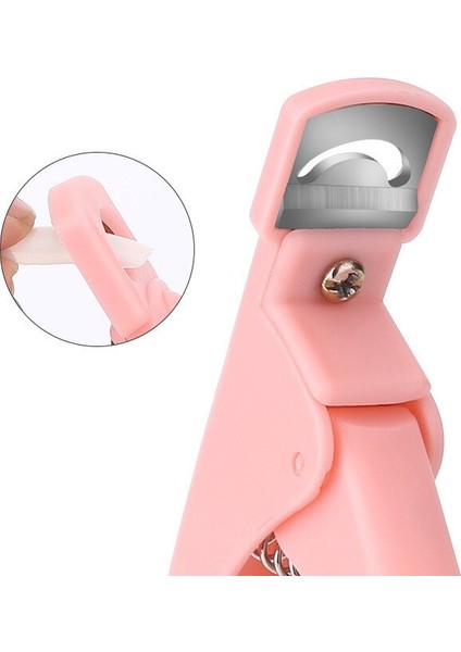 Şeklinde Tırnak Makası Profesyonel Düz Kenar Çivi Kesici Ipuçları Manikür Kesici Aracı Giyotin Kesim Yanlış Tırnak Bıçağı (Yurt Dışından)