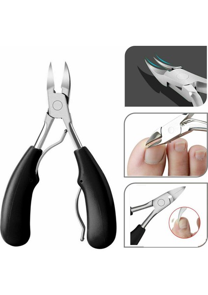 Büyük Olecranon Pense Özel Clippers Çocuk Yetişkin Paslanmaz Çelik Ayak Tırnak Makası Pedikür Batık Tırnak Araçları (Yurt Dışından)