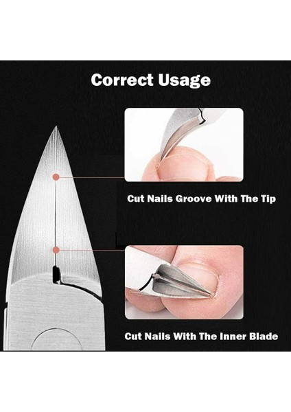 Büyük Olecranon Pense Özel Clippers Çocuk Yetişkin Paslanmaz Çelik Ayak Tırnak Makası Pedikür Batık Tırnak Araçları (Yurt Dışından) fırsatları