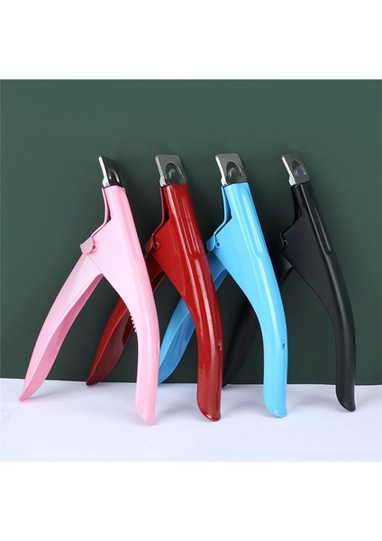 Tırnak Sanat Ipuçları Clipper Giyotin Makas Yuvarlak Kenar Parmak Kesici Flase Tırnak Manikür Aracı Plastik Tırnak Makası Profesyonel (Yurt Dışından)