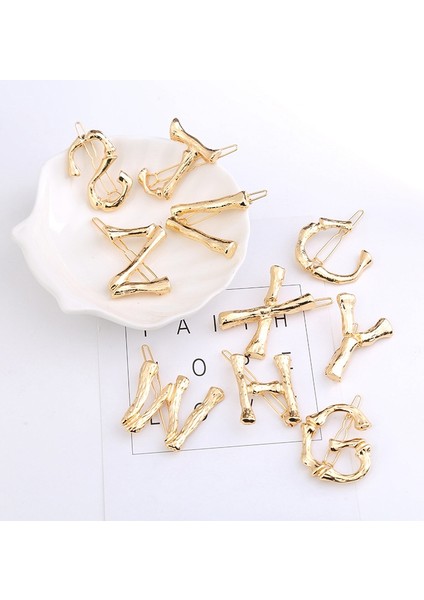 Yeni Moda Kadın Mektup Modelleme Saç Tokası Kızlar Güzel Saç Klipleri Tatlı Saç Aksesuarları Patlama Klipler Sevimli Şapkalar N (Yurt Dışından) indirimleri