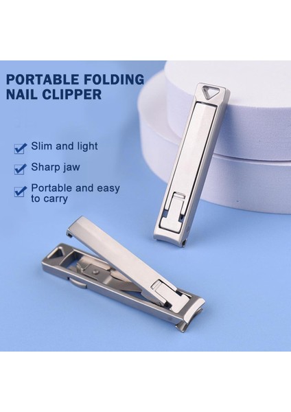 Taşınabilir Katlanır Tırnak Makası Çelik Tırnak Pedikür Güzellik Makası Manikür Yüzükler Clippers Ayak Araçları Kesici F L6U5 (Yurt Dışından) indirimleri