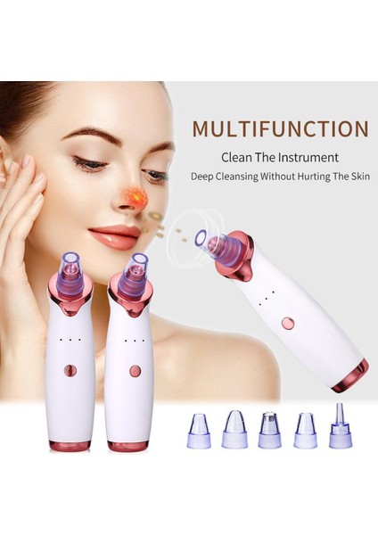 Vakumlu Siyah Nokta Remover Yüz Siyah Noktalar Temizleyici Beyaz Nokta Sivilce Temizleme Araçları Gözenek Akne Sivilce Kaldırma Yüz Güzellik Temiz (Yurt Dışından)