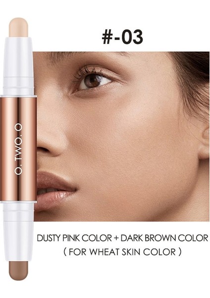 3.6g Kontur Vurgulayıcı Çift Kafa Makyaj Büyülü Kontur Vurgulama Çubukları (Yurt Dışından) fiyatları