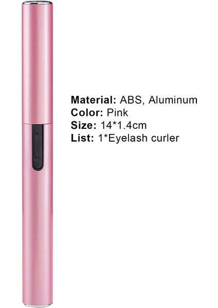 Trendygirl Isıtmalı Kirpik Kıvırıcı Tarak Taşınabilir Değiştirilebilir Pil Elektrikli Kirpik Kıvırıcı (Yurt Dışından) modelleri