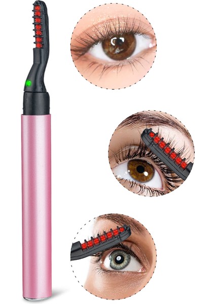 Trendygirl Isıtmalı Kirpik Kıvırıcı Tarak Taşınabilir Değiştirilebilir Pil Elektrikli Kirpik Kıvırıcı (Yurt Dışından) indirimleri