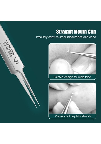 Çelik Hücre Klipsli Cımbız Ultra-Ince Akne Paslanmaz Siyah Noktaları Kaldırmak ve Akne Sıkmak Için Güzellik Salonları Için Akne Araçları (Yurt Dışından) fırsatları