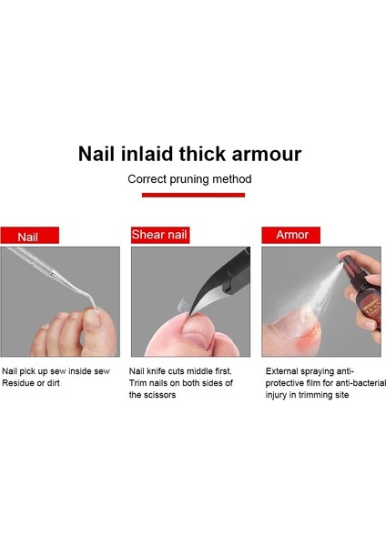 Pedikür Tırnak Makası Eğik Ağız Manikür Ayak Araçları Kesici Seti Makası Pedikür Tırnak Eti Makası Batık Ayak Tırnaklarını Düzeltme (Yurt Dışından) fiyatları