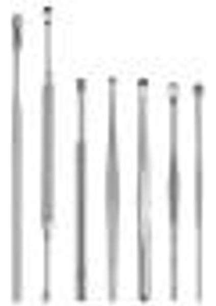 7 Adet Uni Paslanmaz Çelik Yaylı Spiral Kulak Temizleme Çubuğu Kaşık Balmumu Temizleme Temizleyici (Yurt Dışından)