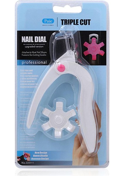 Profesyonel Nail Art Tırnak Kenar Kesme Kesici Akrilik Jel Yanlış Ipuçları Manikür Aracı (Yurt Dışından)