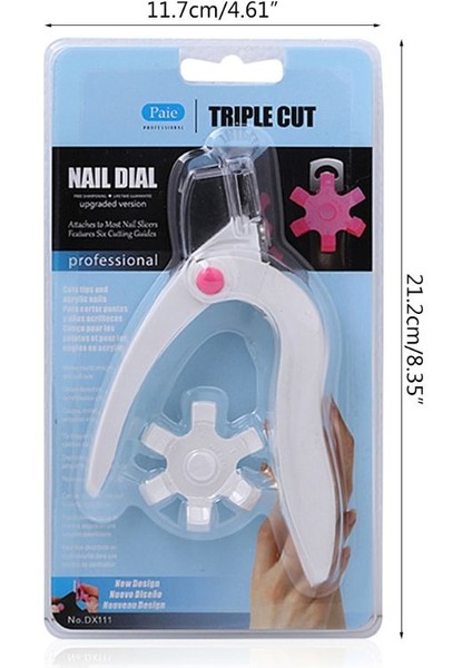 Profesyonel Nail Art Tırnak Kenar Kesme Kesici Akrilik Jel Yanlış Ipuçları Manikür Aracı (Yurt Dışından) fırsatları