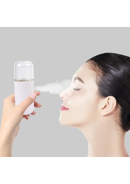 Nano Mist Püskürtücü Mini 30 ml Nano Mister USB Şarj Edilebilir El Yüz Yüz Vücut Buharlayıcı Nemlendirici Cilt Bakımı Taşınabilir Nemlendirici (Yurt Dışından)