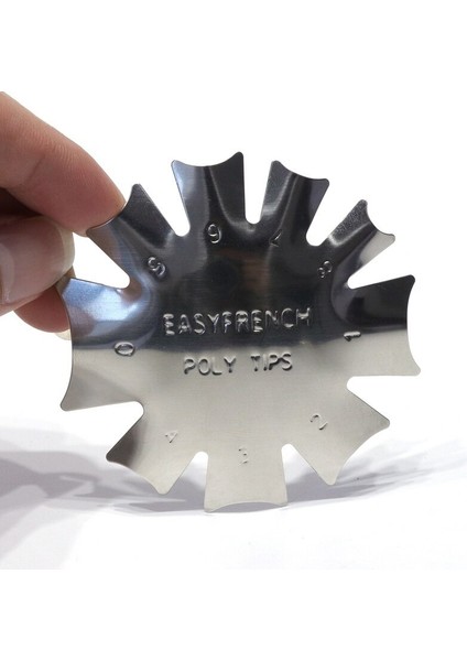 1pc Fransız Kesim Tırnak Stencil Kesici Giyotin Clipper Çok Boyutlu Dosyalar Poli Ipuçları Jel Manikür Aracı (Yurt Dışından) fırsatları