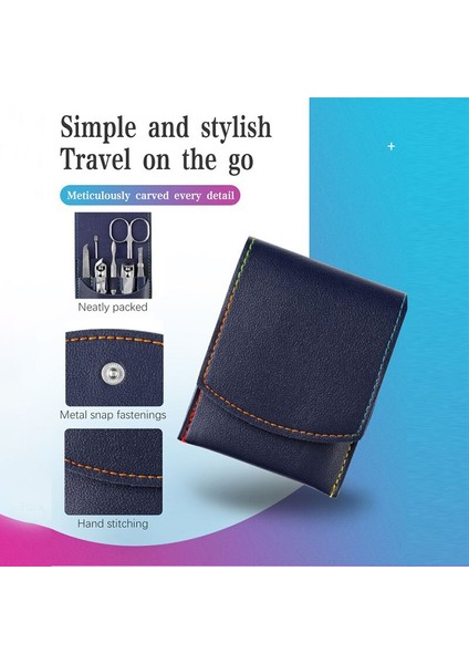 7-Adet Tırnak Makası Seti Manikür Güzellik Manikür Aracı Set Tırnak Makası Tırnak Makası Katlanır Çanta Taşınabilir (Yurt Dışından) fiyatları