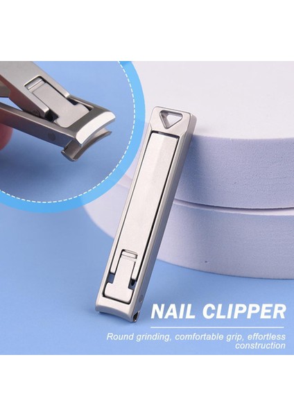 Taşınabilir Katlanır Tırnak Makası Paslanmaz Çelik Tırnak Parmak Makas Yüzükler Clippers Pedikür Manikür Anahtar Kesici Ayak Araçları B T5M3 (Yurt Dışından) indirimleri