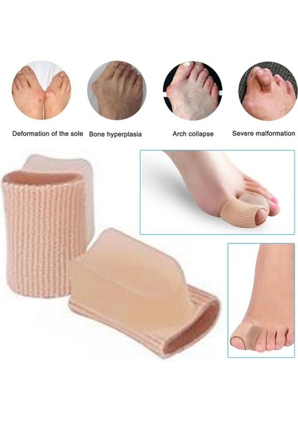 Üst Üste Gelen Burun Kumaşı Parmak Sps'i Için Jel Parmak Ayırıcıları Bunyon Düzelticisi (Yurt Dışından) modelleri