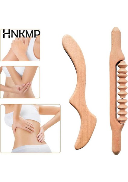 Vücut Ahşap Terapi Masaj Aletleri Rulo Sopa Rölyef Gua Sha Anti Selülit Lenfatik Drenaj Ahşap Terapi Vücut Şekillendirici (Yurt Dışından)