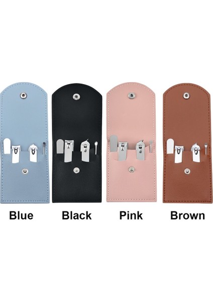 Yüksek Kaliteli Parmak Bakımı Saklama Çantası ile Paslanmaz Çelik Tırnak Makası Tırnak Kesici Aletler Bakım Seti Manikür Seti (Yurt Dışından) fırsatları