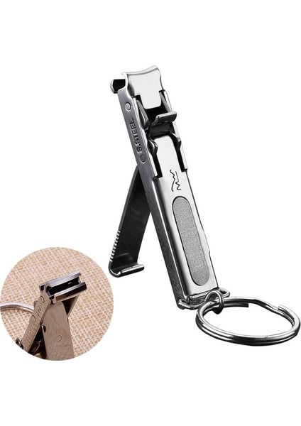 1 Adet Katlanabilir Ultra-Ince Taşınabilir Paslanmaz Çelik Tırnak Ayak Kesici Giyotin Makas Tırnak Makası Manikür Pedikür Aracı (Yurt Dışından) indirimleri