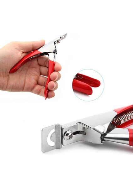 Profesyonel Tırnak Sanat Makası U Kelime Fransız Yanlış Ipuçları Kenar Tırnak Kesici Pembe Manikür Paslanmaz Çelik Kafa Tırnak Sanat Araçları (Yurt Dışından) fiyatları