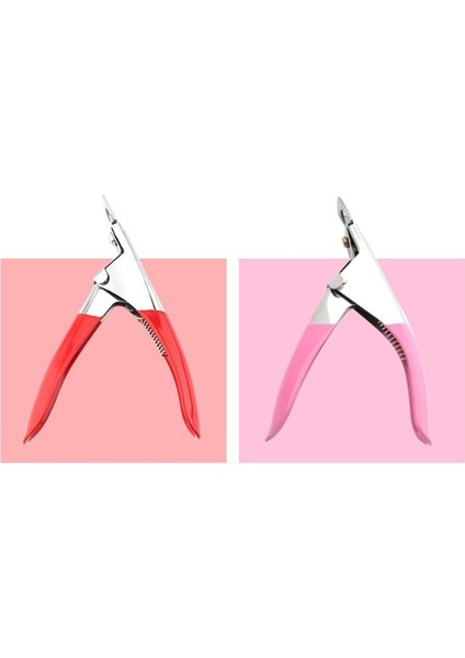 Profesyonel Tırnak Sanat Makası U Kelime Fransız Yanlış Ipuçları Kenar Tırnak Kesici Pembe Manikür Paslanmaz Çelik Kafa Tırnak Sanat Araçları (Yurt Dışından) modelleri
