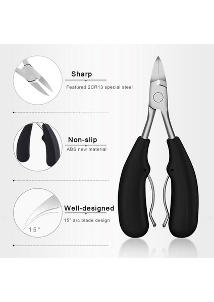 Kalın Ayak Tırnağı Makası Tırnak Düzeltme Pensesi Batık Ayak Tırnağı Tırnak Makası 1 Adet (Yurt Dışından) indirimleri