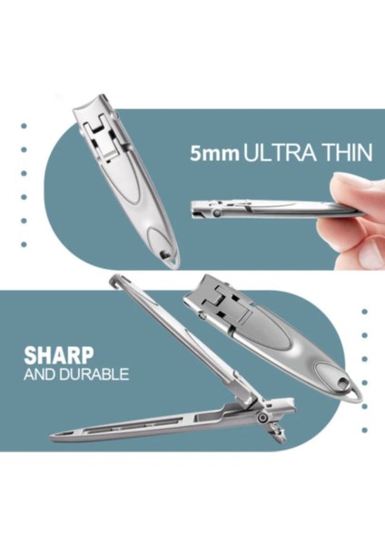 Adet Paslanmaz Çelik Tırnak Makası Ultra-Ince Taşınabilir Kalın Çivi Ayak Ayak Tırnağı Makası Profesyonel Manikür Giyotin Tırnak Kesici (Yurt Dışından) modelleri