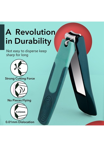 Adet Profesyonel Tırnak Makası Hiçbir Sıçrama Saklama Kutusu Ayak Tırnağı Aksesuarları Kesici Pense Tırnak Dosyaları Pedikür Manikür Aracı (Yurt Dışından) modelleri