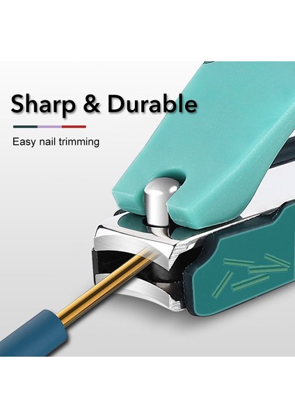 Adet Profesyonel Tırnak Makası Hiçbir Sıçrama Saklama Kutusu Ayak Tırnağı Aksesuarları Kesici Pense Tırnak Dosyaları Pedikür Manikür Aracı (Yurt Dışından) fırsatları