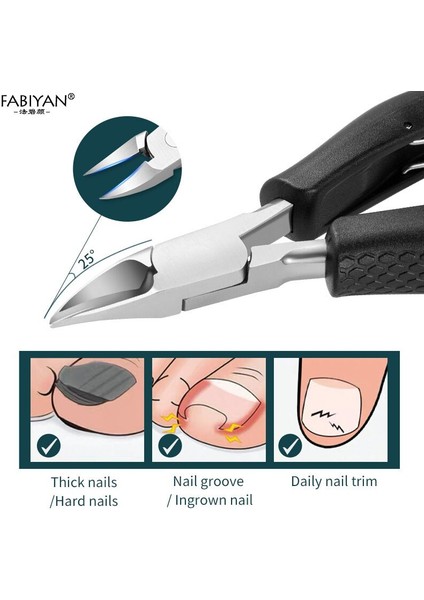 Tırnak Makası Ayak Tırnağı Pedikür Manikür Kesiciler Batık Paronişi Ölü Cilt Düzeltici Tırnak Eti Makası Araçları (Yurt Dışından)