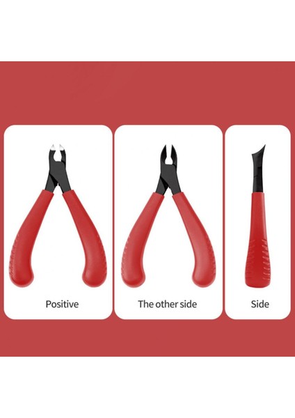 Paslanmaz Çelik Çift Çatal Bahar Kauçuk ve Plastik Olecranon Manikür Pensesi Tırnak Makası Tırnak Batık Tırnak Manikür Aracı (Yurt Dışından) indirimleri