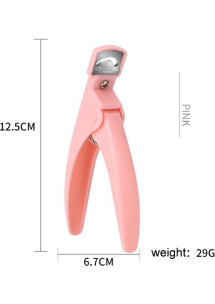 Profesyonel Tırnak Sanat Makası Özel Tip U Kelime Yanlış Ipuçları Kenar Kesiciler Manikür Renkli Plastik Tırnak Sanat Araçları (Yurt Dışından) fiyatları