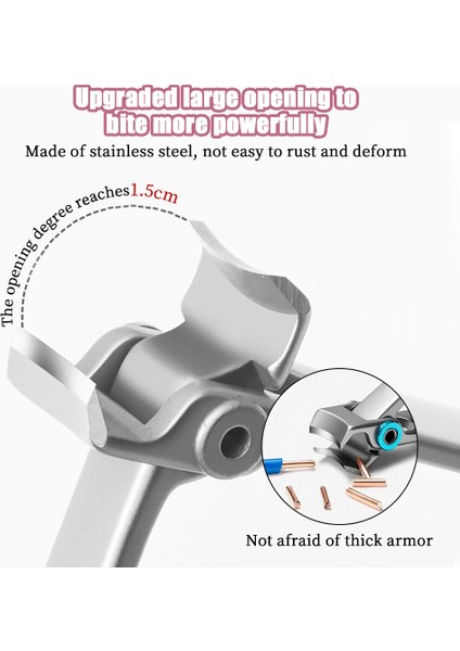 Tırnak Makası Profesyonel Paslanmaz Çelik Tırnak Kesici Tırnak Manikür Düzeltici Kalın Batık Ayak Tırnağı Makas Pedikür Aracı (Yurt Dışından) fiyatları