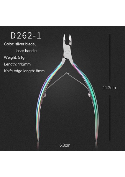 Lazer Paslanmaz Çelik Tırnak Eti Makası Profesyonel Tırnak Makası Sökücü Makas Kırpma Ölü Cilt Manikür Bakım Araçları 1 Adet (Yurt Dışından) fiyatları