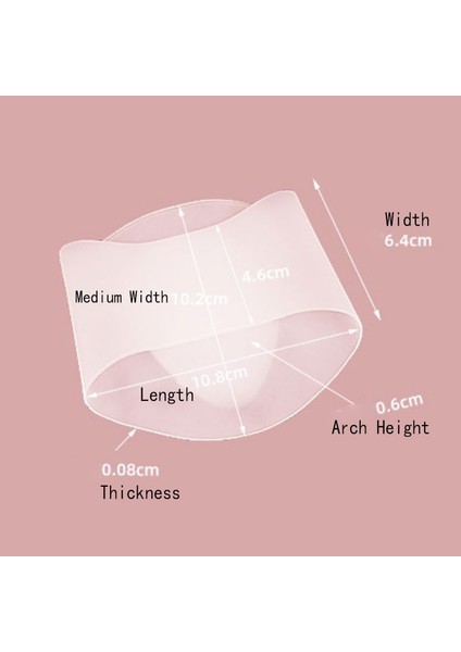 Silikon Jel Kemer Astarı Ayak Masajı Kemer Desteği Ekleme Pedleri Yumuşak Yao Mağazası (Yurt Dışından) indirimleri