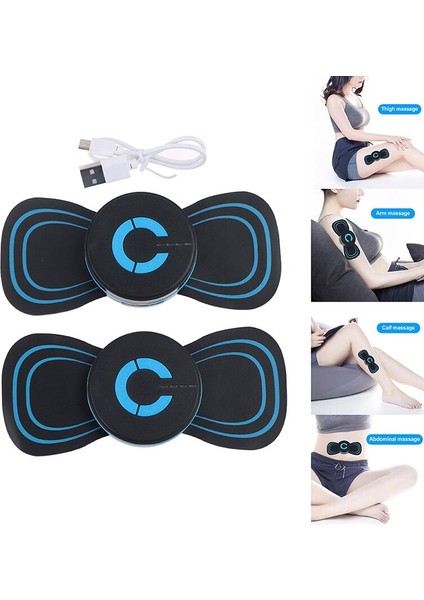 Boyun Masajı Mini Elektrikli Servikal Masaj Omurga Çıkartmalar Meridyen Masaj Kas Rölyef Ağrısı Geri Gevşeme Araçları Kas Yeniden (Yurt Dışından) fırsatları