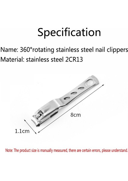 360° Paslanmaz Çelik Tırnak Makası Tırnak Ayak Makası Kesici Giyotin Elektrikli Tırnak Makası Manikür Seti Pedikür Aracı (Yurt Dışından) indirimleri
