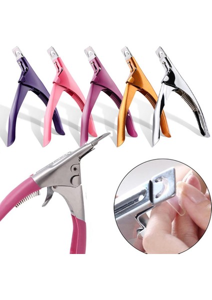 1 Adet Profesyonel Paslanmaz Çelik Tırnak Kesici Makas U Şeklinde Altın/gümüş Yanlış Ipuçları Tırnak Kenar Kesiciler Manikür Tırnak Giyotin T- (Yurt Dışından)