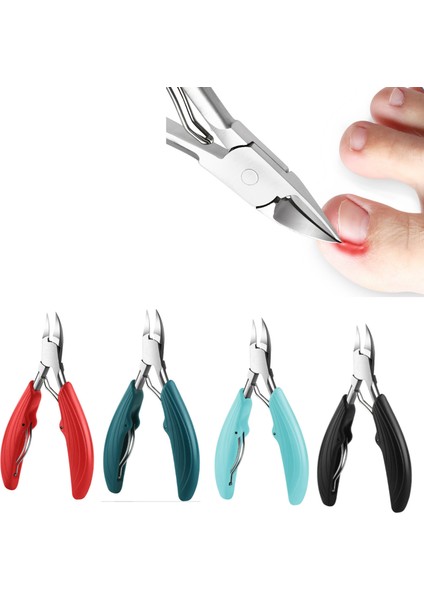 Adet Batık Tırnak Makası Aksesuarları ve Manikür Araçları Yüksek Kaliteli Kalın Ayak Tırnağı Makası Kenar Kesici Düzeltici Tırnak Eti Makası (Yurt Dışından)