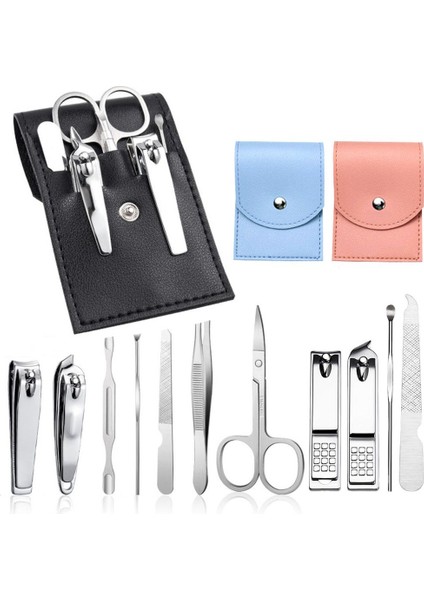 Çelik Taşınabilir Hediye Cımbız Güzellik Araçları Seti Kulak Kaşık Tırnak Makası Seti Tırnak Kırpma Aracı Tırnak Törpüsü Tırnak Makası (Yurt Dışından) indirimleri