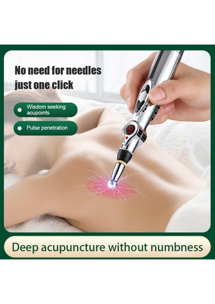 Elektronik Akupunktur Kalemi Elektrik Meridyenleri Lazer Terapi Heal Masaj Kalemi Meridyen Enerji Kalem Rölyef Ağrı Araçları Vücut Masajı (Yurt Dışından)