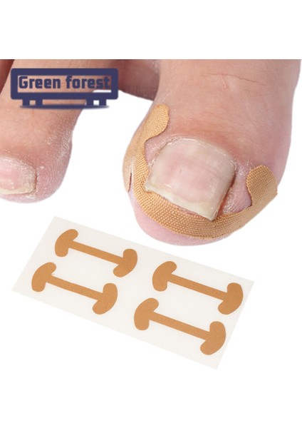 Yeşil Orman Pedikür Çıkartmaları Rahat Batık Ayak Tırnağı Düzeltme Çıkartması (Yurt Dışından) indirimleri