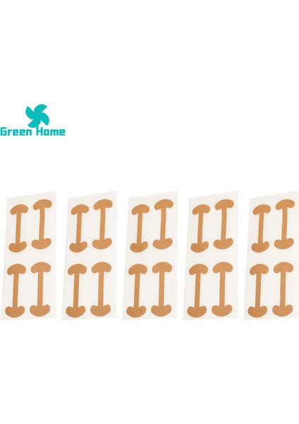 Yeşil Ev Pedikür Çıkartmaları Rahat Ayak Tırnağı Düzeltme Ayak Yaması (Yurt Dışından) fiyatları