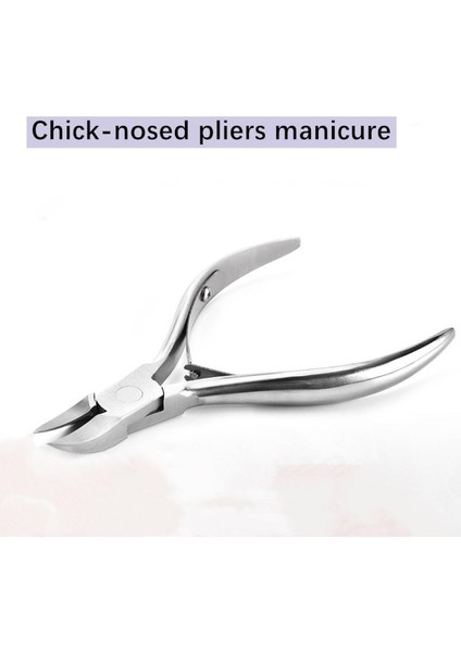 1 Adet Profesyonel Ayak Ayak Tırnak Makası Giyotin Kesiciler Paronychia Pense Ayak Bakımı Tırnak Araçları Kartal Burunlu Pense Tırnak Seçici (Yurt Dışından)