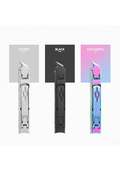 Tırnak Makası Seti Yüksek Kaliteli Katlanır Çift Kafa Çift Amaçlı Kesici Makası Giyotin Bıçak Tırnak Törpüsü Manikür Pedikür Aracı (Yurt Dışından) fırsatları