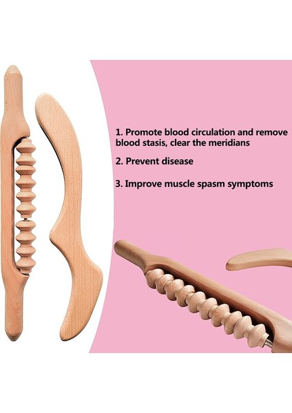 Adet Vücut Ahşap Terapi Masaj Aletleri Rulo Çubuk Kabartma Gua Sha Anti Selülit Lenfatik Drenaj Ahşap Terapi (Yurt Dışından) modelleri