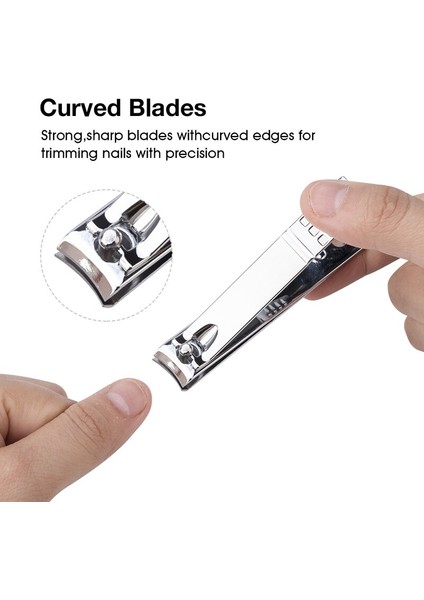 Tırnak Makası Seti Siyah Paslanmaz Çelik Geniş Çene Açma Manikür Tırnak Kesici Kalın Sert Batık Ayak Tırnağı Düzeltici Makas (Yurt Dışından) fırsatları